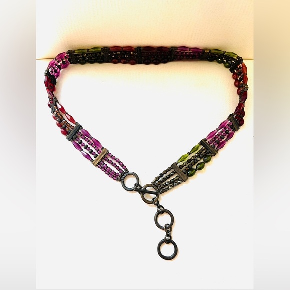 Beaded belt colorful - Picture 6 of 9